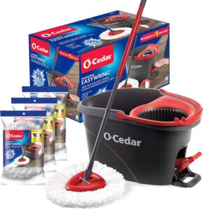 O-Cedar Easywring Microfiber Spin Mop & Bucket Floor Cleaning System Review